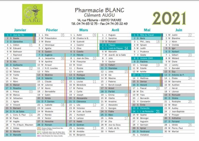 Impression de calendriers personnalisés Clermont Ferrand