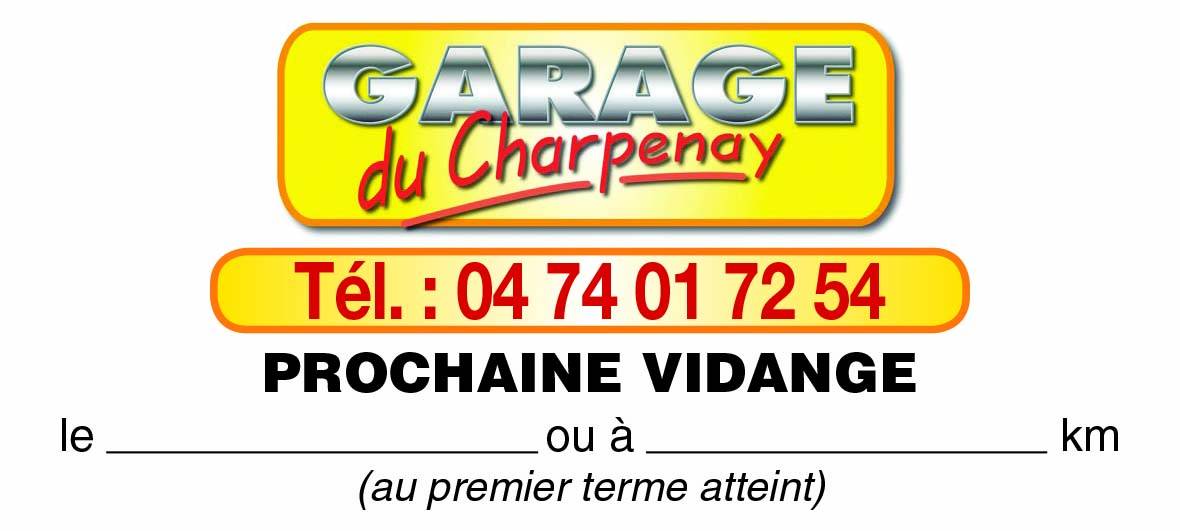 Impression d'étiquette d'entretien de véhicules Lyon e